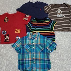 5 shirt BOY bundle 12mth